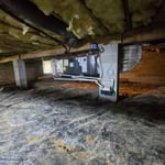 Air handler in crawl space