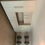 Custom cabinets and Tire rack