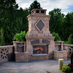 outdoor kitchen