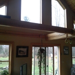 Cathedral ceiling in new home