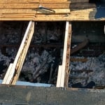 Framing members had deteriorated