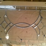 Bevel cluster with clear baroque and cgc border
