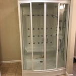 Shower Stall with Body Spray