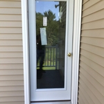 New entry door / After