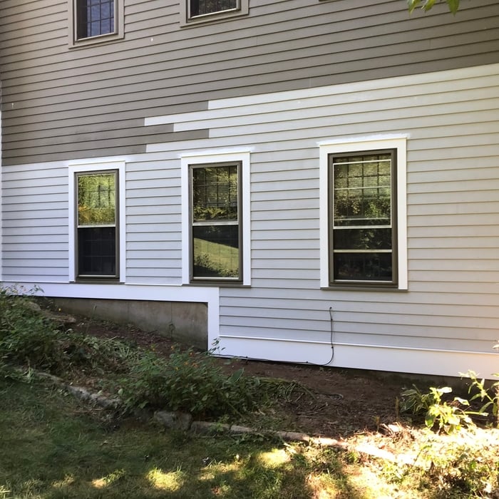 Water damage repairs / after