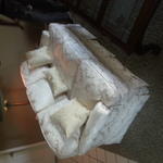 Love seat made into a 3 seater