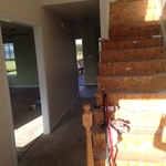 During Demo As we began hardwood& carpet