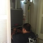 Finishing up inside unit