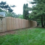Wood Fence-Scalloped