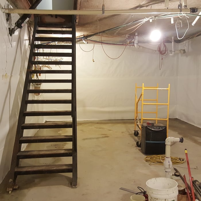 sealed Basement Walls