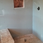 Rebuild shower add bench
