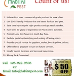 10 value promise from Habitat Pest