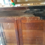 Antique oak cabinet