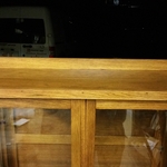 Antique oak cabinet