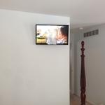 Bedroom TV on Articulating Arm