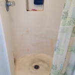 shower when we got there