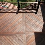 We did this Ipe deck remodel in Hixson for a famil