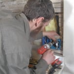 Rewiring for lighting and GFCI receptacle