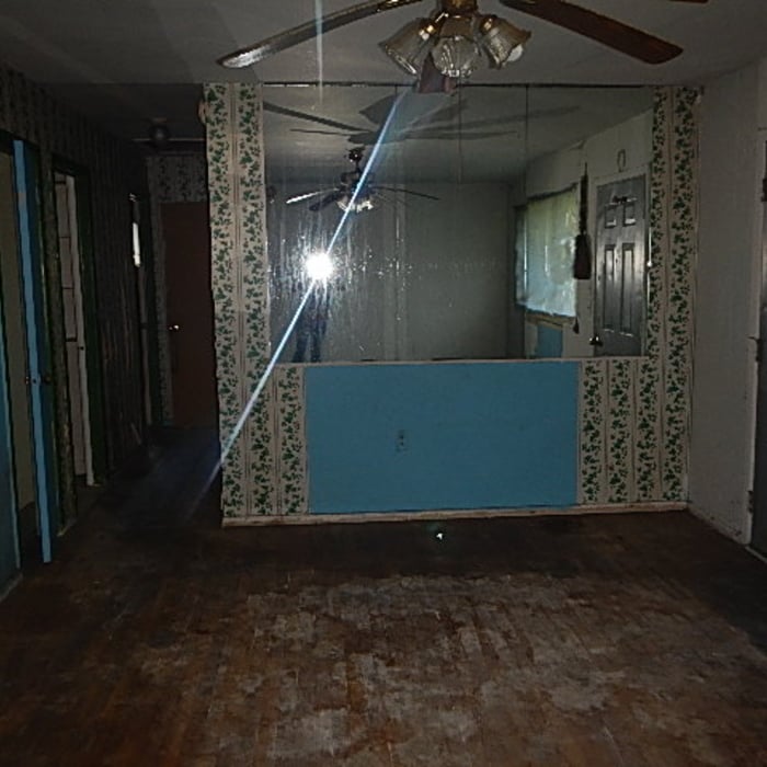 OLD FRONT DOOR, LIVING ROOM
