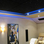 Home movie theater night sky ceiling