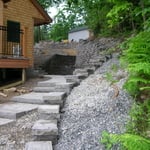 Extensive Walkway and Walls