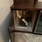 Hidden sump pump