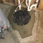 Sump pump no pipes solid