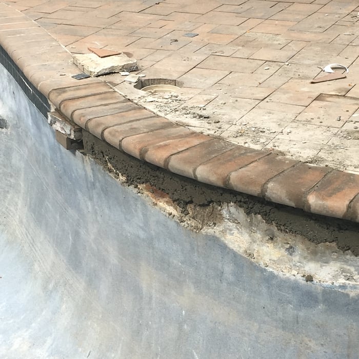 coping and tile