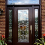 Beautiful stained door