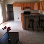 Fresh new look for apartment over garage