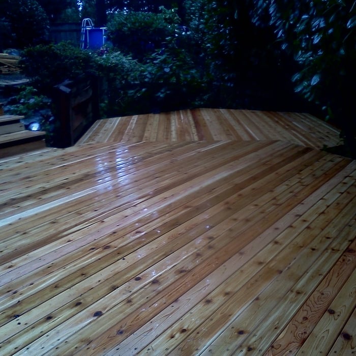 Two level deck