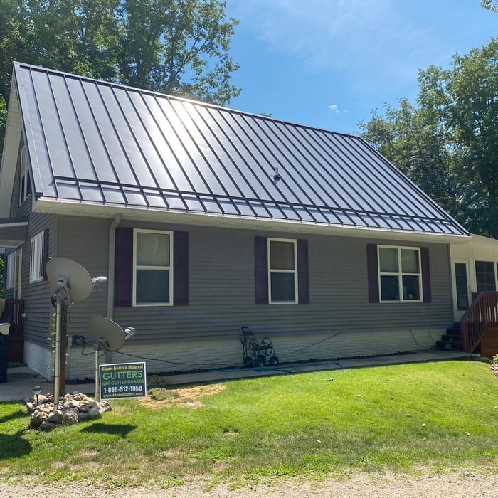 New Seamless Gutters and Klean Gutter Leaf Guard