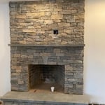 Stone Fireplace