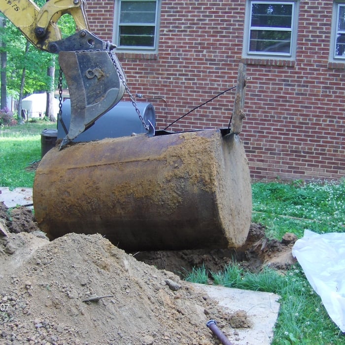 Underground Tank Removed