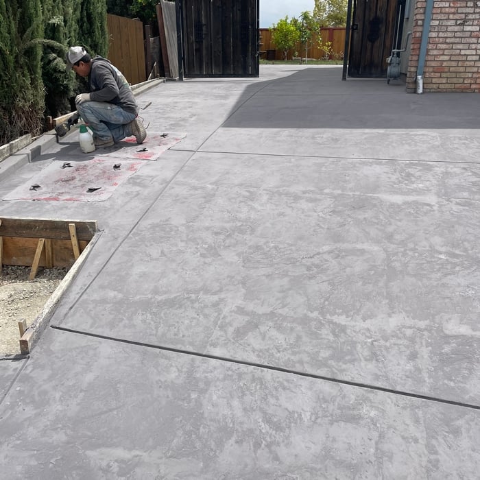 Slate stamped with boarder