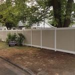 6' private Vinyl fence