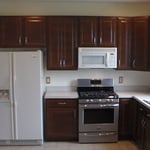 Solid Wood Cafe on Maple Kitchen Cabinet Refacing