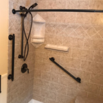 Tub to Shower with Bench Seat