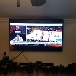 Mounted 55" TV