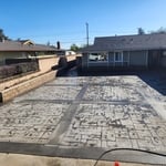stamped driveway