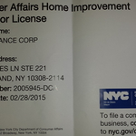 Licensed for New York