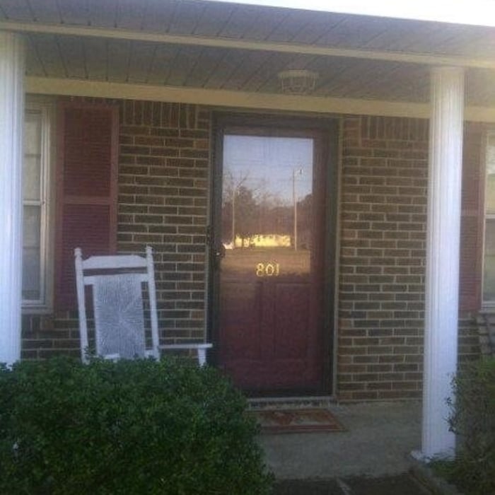 Door and post