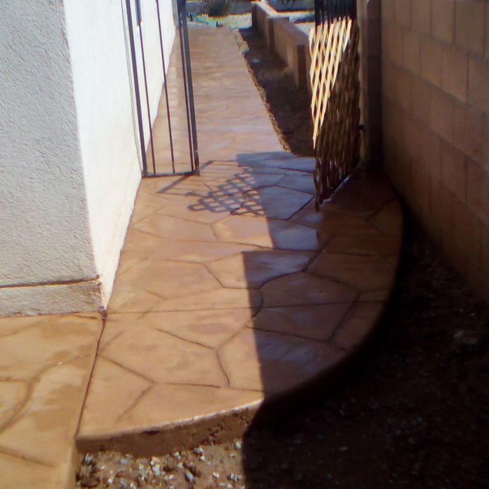Stamped concrete