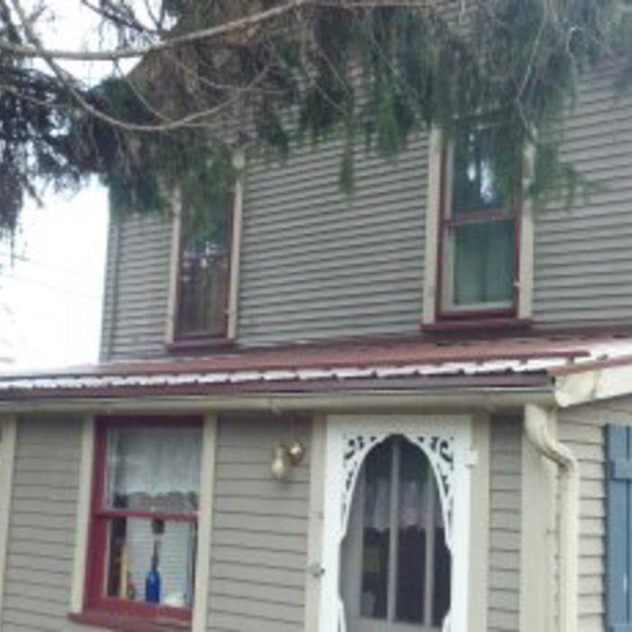 New porch roof.