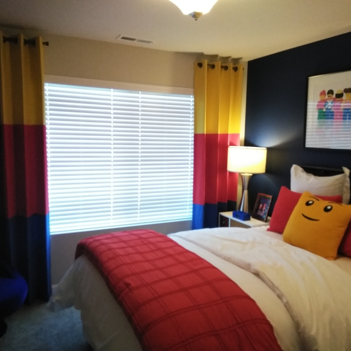 Lego themed boys room