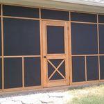 cypress screened porch in rez area