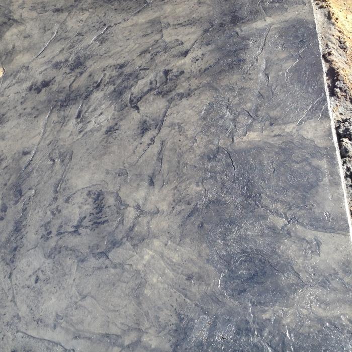 Slate texture pool deck