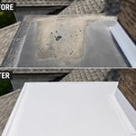 Before and after repairs