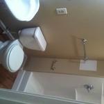 Bathroom remodel and laminate flooring install