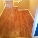 Laminate flooring install
